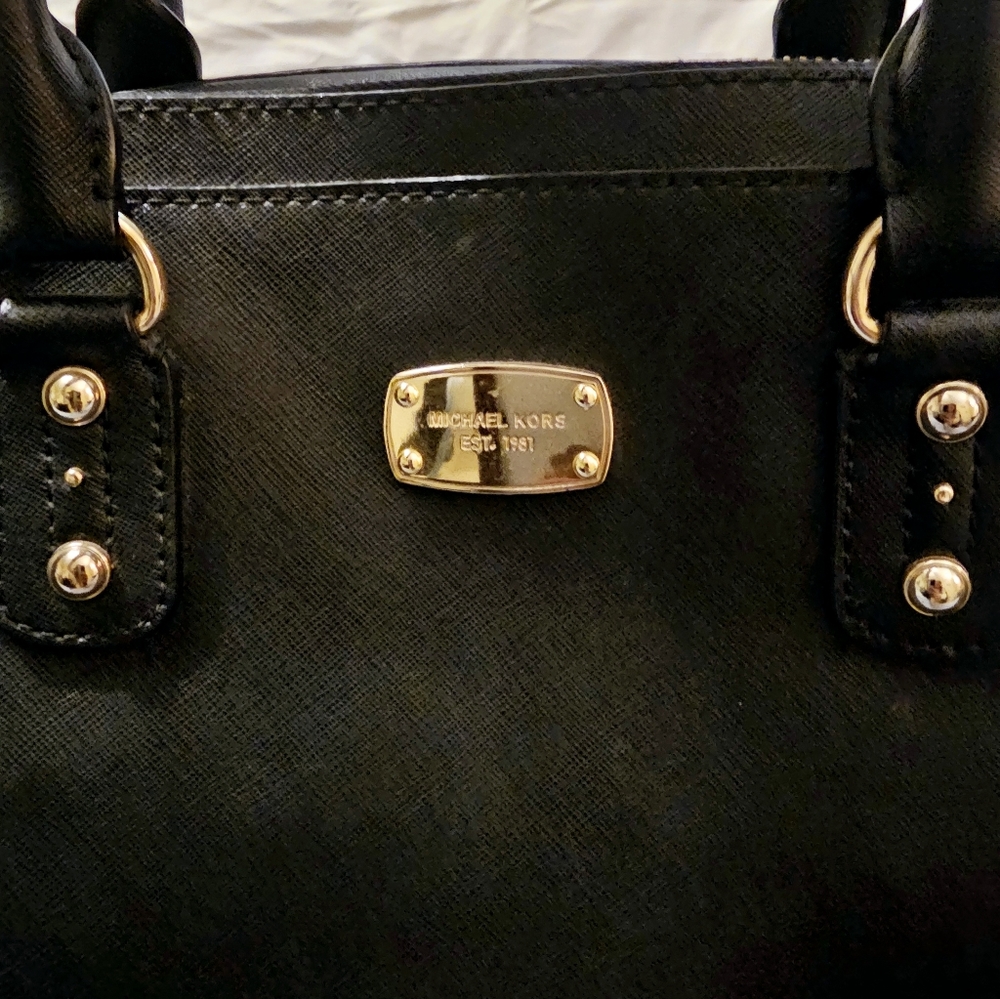 Michael Kors bowling bag style purse - Picture 6 of 7